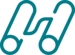 300xICON Binoculars Teal