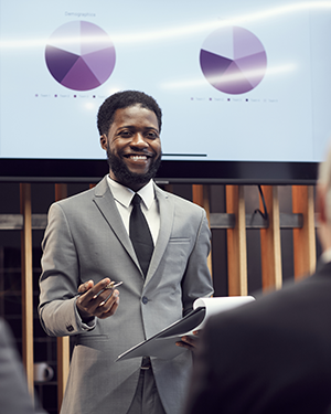 KOL speaking to HCPs