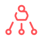 Customer segmentation icon